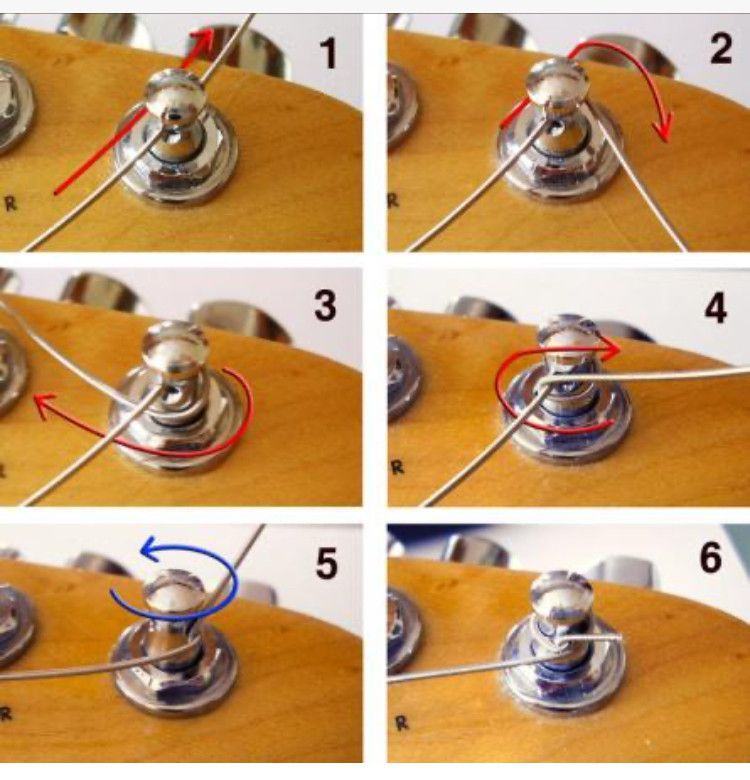 В какую сторону крутить. Как натянуть струны на электрогитаре. Как правильно натянуть струны на акустической гитаре. Как намотать струны на электрогитару. Как правильно поставить струны на акустическую гитару.