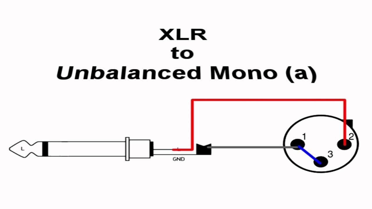 Xlr в rca схема