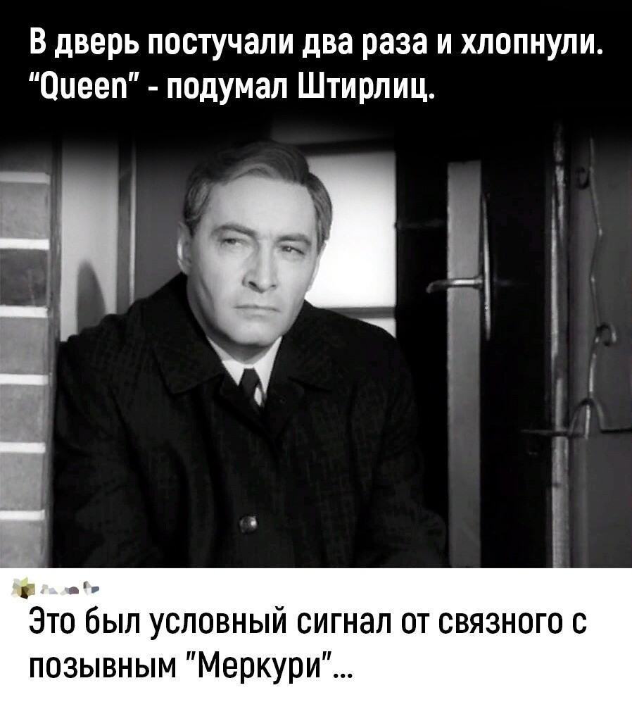 В дверь постучали штирлиц. Queen подумал Штирлиц. Квин подумал Штирлиц в дверь постучали. Анекдоты про Штирлица в дверь постучали.